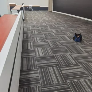 Tile and Carpet Flooring Elegant 50*50 cm Removable Anti-Slip Carpet Tile Cushioned Office Carpet for Home Use