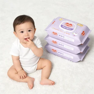 Toddler Cleaning Wipes Infant Safe Baby Towels Cotton Extra Soft Wet Tissues for Daily Use