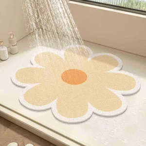 Toilet Non slip PVC Floor Mat Used for Household Hotel Bathroom Bath Tup Shower Mat 3D Print Carpet