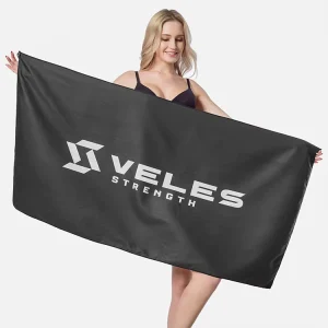 Top Quality Custom Your Own logo Black Oversized Tropical Beach Towels From China Factory
