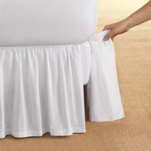 Top Quality Hotel home Cotton Bed Skirt with Fitted Sheet