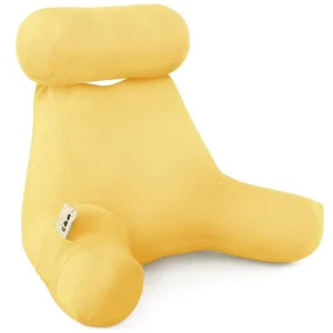 Top Quality Neck Roll Pillow Bed Rest Pure Cotton Reading Pillow with Arm Rests