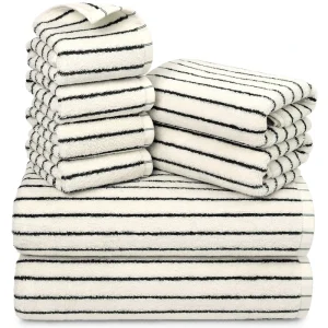 Towel Set Super Soft Cotton Bathroom Textiles Highly Absorbent Washcloth Bath Bundle