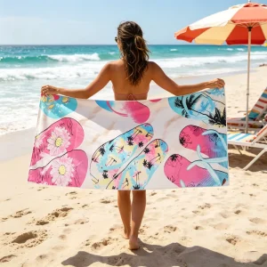 Towels Microfiber Beach Towel Quick Dry Sand Free Beach Towel Windproof Custom Printed Beach Towel Manufacturer