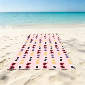 Travel Beach Towel Large Beach Towel Soft Absorbent Quick Dry Fabric Pool Travel and Summer Beach Towel