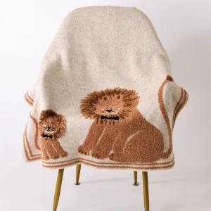 Travel Bedding Rectangle Warm Comfortable Soft 30*40 American Style Knitted Throw Blanket