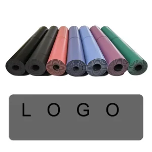 Travel Print Digital Custom logo Pilate Natural Rubber Pu Fitness Exercise Eco friendly Pilate Non slip Yoga Mat