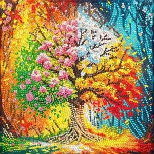 Tree of Life Diamond Painting Kit for Adults Abstract Fantasy Tree of Life Diamond Painting
