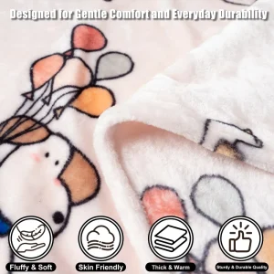 Trending Modern Penguin Velvet Lightweight Single Layer Throw Blanket Portable Travel Camping Fleece Baby Dog Four Seasons