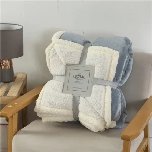 Trendy High Quality Soft Fleece Knitted Weighted Blankets Sherpa Throw Blanket Super Soft Plush Bed Blanket 40*60 Inches