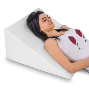 Triangel Memory Foam Pregnancy Wedge Bed Pillow for Sleep Reading Back Support Anti Reflux