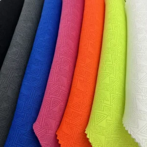 Triangular Jacquard 3D Sandwich Warp Knit Stretch Polyester Fabric for Bags Shoes Home Textiles Outdoor Use