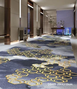 Tufted Plush Washable Wedding Luxury Banquet Hall 5 Star Hotel Carpet Lobby Wall Room Royal Axminster Commercial Casino Carpet