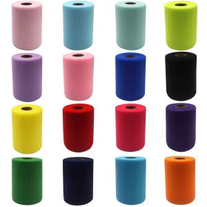 Tulle Fabric Roll 6 Inch By 100 Yards For Tutu Wedding Decoration