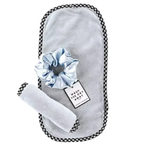 Turban Head Wrap for Women Quick Dry Absorbent Hair Towel Hair Cap for Thick Curly Hair Sleep Spa Face Cloth Scrunchie Set