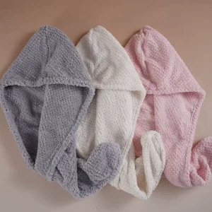 Turban Microfiber Terry Dry Hair Towel Shower Spa Head Wrap Hair Drying Hat Towell