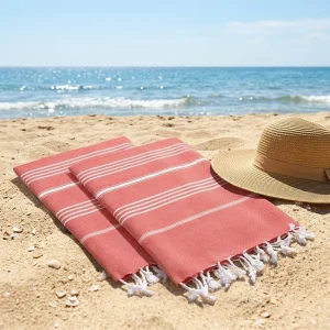 Turkish Beach Towel 60% Cotton and 40% Polyester Blend Quick drying and Water Absorbent Sand free Beach Towel Beach Blanket
