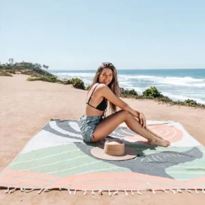 Turkish Beach Towel Cotton Eco Friendly Quick Dry Sand Free Water Absorbent Novelty Pattern High Quality L&x