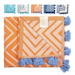 Turkish Beach Towels 100% Cotton Woven Eco-Friendly Beach Pool Bath Towels