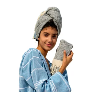 Turkish Cotton Hair Towel Quick Dry Eco Friendly 100x40cm Sports Towel for Pool Swim Bath Camping Face Tassels Towel