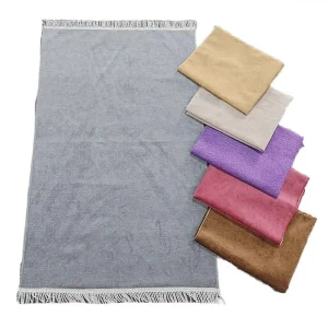 Turkish Islamic Modern Polyester Non Slip Washable Machine Made Prayer Mat Sajjadah for Men Women Ramadan Eid Gift