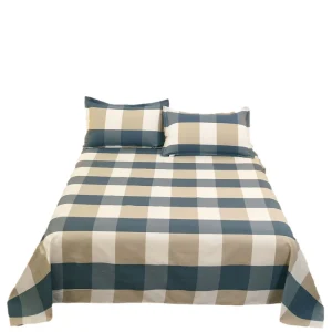 Twill Brushed Skin Friendly Sanded Three Piece Bed Sheet & Pillowcase Set Single Double Multi Size