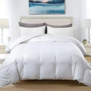 Twin Size 95 Duck Down Warmest Duvet Insert Queen Pink Hotel Luxury Bedding Winter 100% Cotton Baffle Box