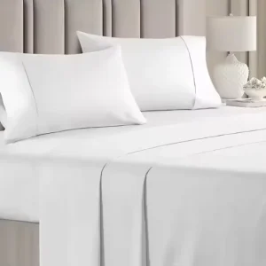 Twin Size Duvet Cover Set Double Brushed Cotton Fabric Includes Comforter Fitted Sheet Flat Sheet Breathable Features