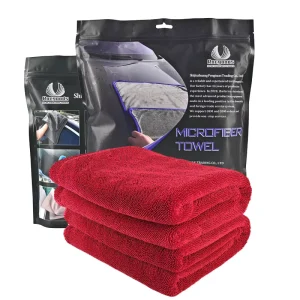 Twisted Loop 1200Gsm Microfiber Car Drying Towel Fast Detailing Cloth Wash for Car Cleaning and Towel Cleaning