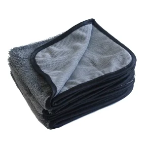 Twisted Loop Microfiber Car Drying Towel Mesh Back Anti Slip Super Absorbent for Auto Detailing