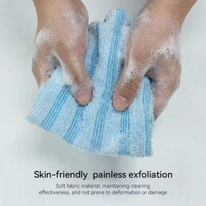 Two Sided Japanese Remove Daid Skin Stripe Exfoliating Washcloth Bath Scrubber Exfoliate Body Cloth Back Cleaning Shower Towel