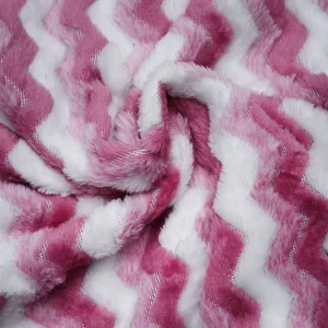 Two Tone Chevron Reversible Soft Blanket Super Soft Warm Lightweight Washable Foldable Sofa Throw