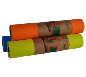 U Fine Customized Logo Double Layer Exercise Mat Eco Friendly TPE Yoga Mat