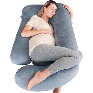 U Shape Full Body Maternity Pillow Comfortable Sleep Support for Adults During Pregnancy for Expectant Moms