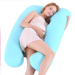 U Shape Maternity Pillow Polyester Pillow for Pregnant Women Side Sleepers
