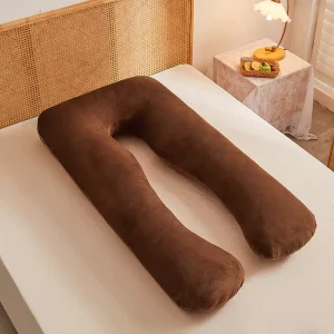 U Shaped Full Body Pregnancy Pillow for Maternity Support Postpartum Recovery and Nursing Adjustable Ergonomic
