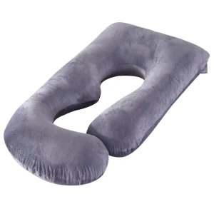 U Shaped Full Body Pregnancy Pillow with Removable Washable Cover Side Sleeping Back & Belly Support Maternity Nursing Pillow