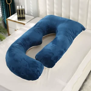 U Shaped Full Body Support Pillow for Back, Belly, and Hips, Pregnancy Pillow