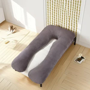 U Shaped Maternity Pillow for Waist Support and Abdomen Care Side Sleeping