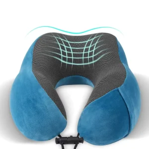 U-Shaped Memory Foam Neck Support Pillow Cervical Healthcare Healthy Portable Bedding Soft Slow Rebound Space Travel Pillow