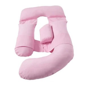 U-Shaped Pregnancy Maternity Pillow 100% Cotton Filled Waterproof Memory Foam Body Support Customizable Size