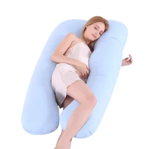 U Shaped Pregnancy Maternity Pillow for Side Sleeping Belly Support and Waist Cushion Body Support Washable