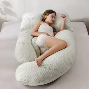U Shaped Pregnancy Pillow Custom Full Body Support Maternity Pillow Set for Pregnant Women