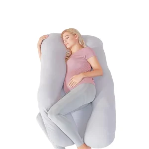 U Shaped Top Pregnancy Sleeping Back Support Function Pregnant Maternity Pillow, Cotton U Shape Body Pillow