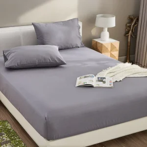 US Size Factory Stock Drop Shipping 10% Silver Thread Fabric Organic Cotton Anti-static Earthing Grounding Fitted Sheet Bedding