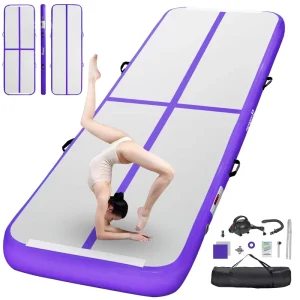 US Stock 3m 4m 5m 6m 8m 10m 12m Inflatable Air Track Mat Large Size Thick Gymnastics Tumbling Mat for Club Large Venue Training