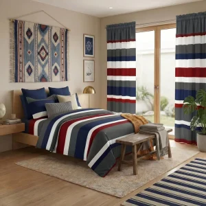 US Warehouse Stock 8 Piece Printed Bed Set Full Sizes Elegant Floral Print Soft Fabric Year Round Cozy Comfort Bedroom Bed Linen