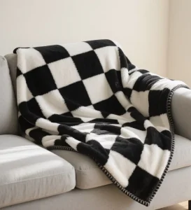 USA Custom Logo Designs Soft Cozy Blanket Throws Custom Flannel Fleece Blanket
