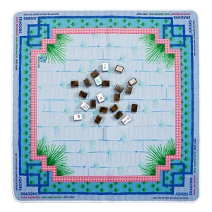 USA Stock Ready Exquisite American Mahjong Mat with Extra Thick Cushion and Carrying Bag for Home Table Party Fun Fun Day