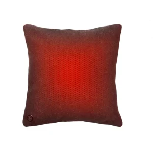 USB Heated Pillow Thermal Back Cushion for Outdoor Office Car Use Electric Square Pattern Healthy Care